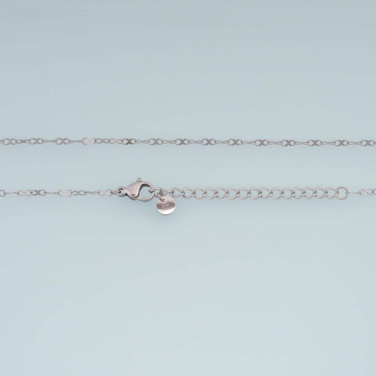 Fine Infinity Link Necklace,14K Gold Filled Waterproof Non Tarnish Necklace,DIY Everyday Layering Necklace