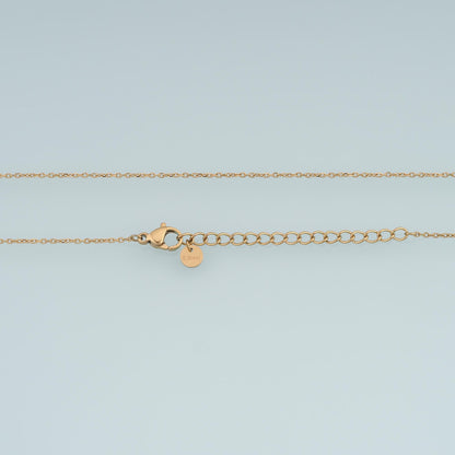 Fine Round Necklace,14K Gold Filled Waterproof Non Tarnish Necklace,DIY Everyday Layering Necklace