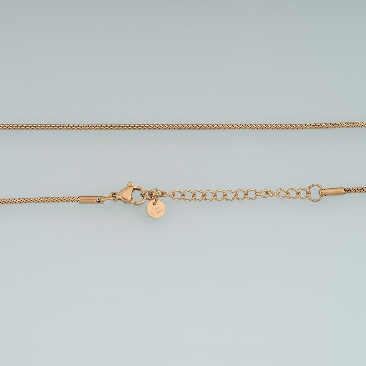 Round Snake Bone Necklace,14K Gold Filled Waterproof Non Tarnish Necklace,DIY Everyday Layering Necklace