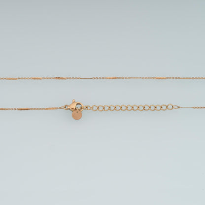 Rectangle Necklace,14K Gold Filled Waterproof Non Tarnish Necklace,DIY Everyday Layering Necklace