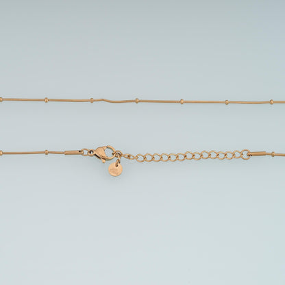 14K Gold Snake Jewelry Beads 2 in for Jewelry Making