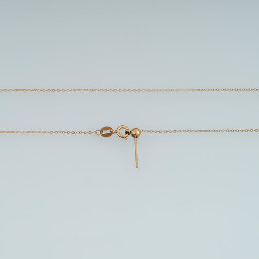 14K Gold Round Necklace for Jewelry Making