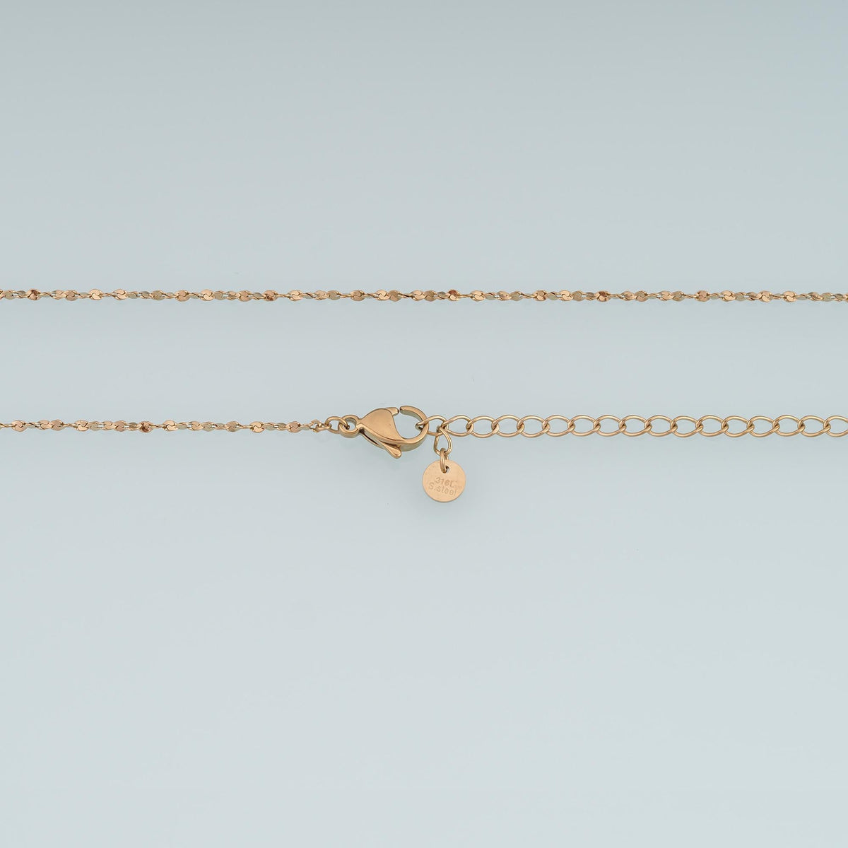 Sequins Necklace,14K Gold Filled Waterproof Non Tarnish Necklace,DIY Everyday Layering Necklace
