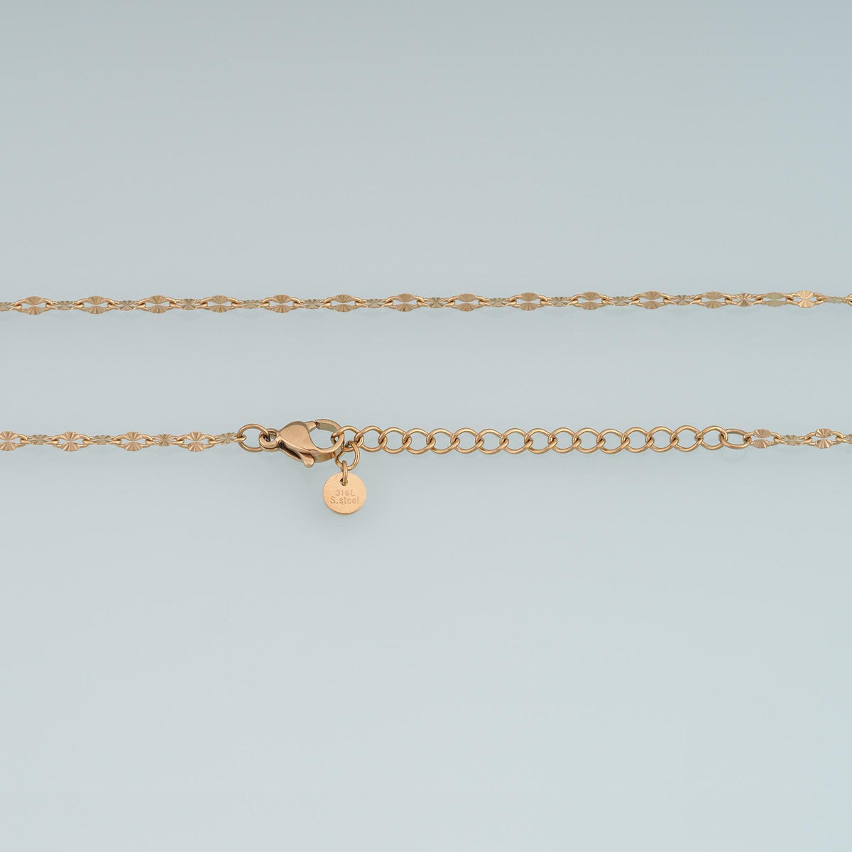 Patterned Necklace,14K Gold Filled Waterproof Non Tarnish Necklace,DIY Everyday Layering Necklace