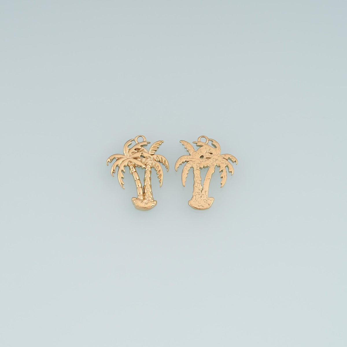 14K Gold Tree Charm Pendant for Jewelry Making