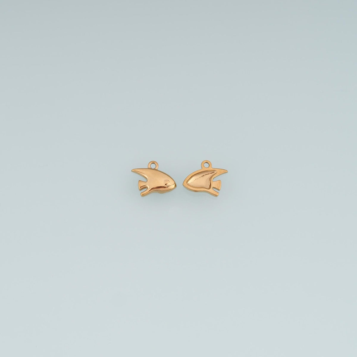 Tropical Fish Pendant,14K Gold Filled Minimalist Ocean Charm DIY Charm for Necklace Bracelet Making
