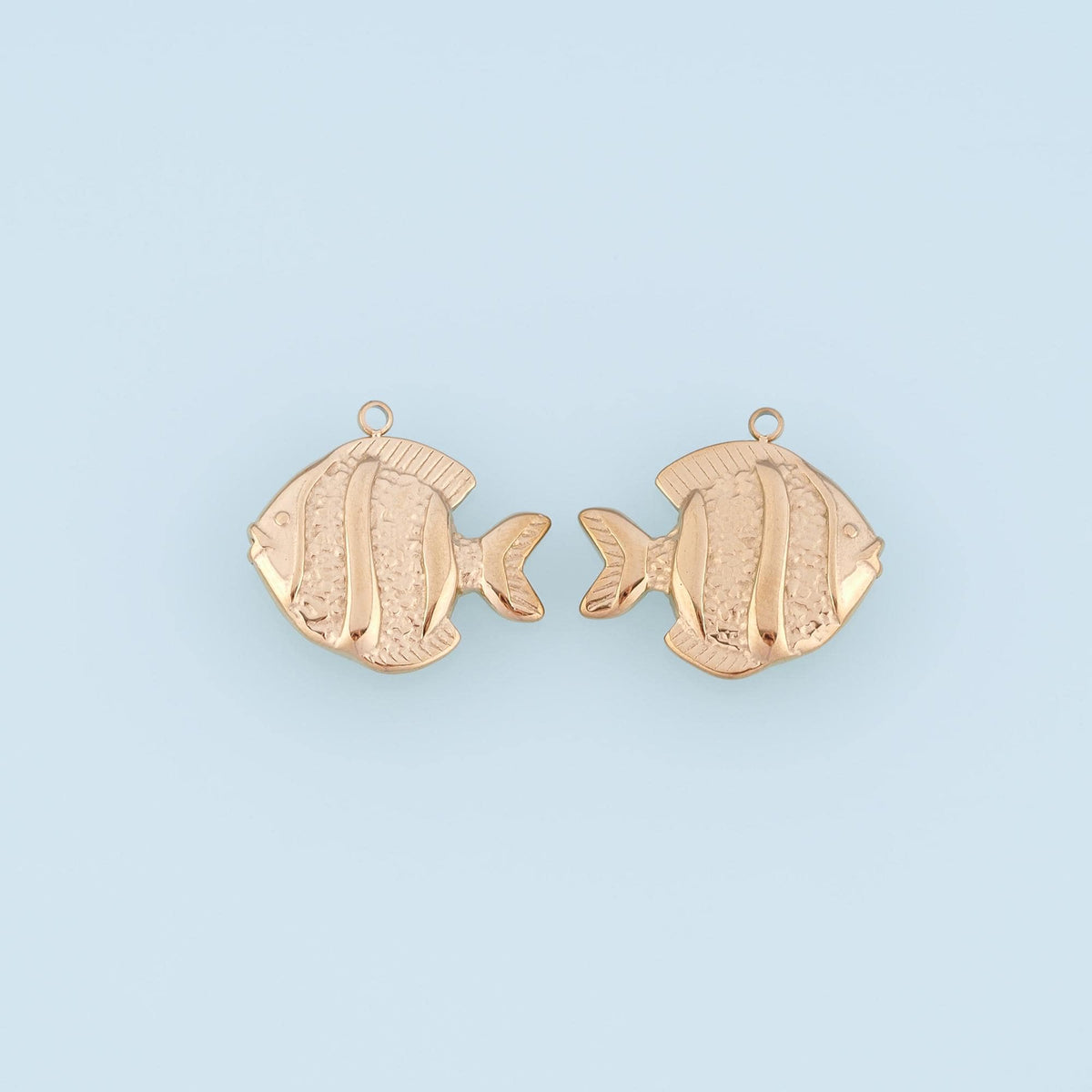 Tropical Fish Pendant,14K Gold Filled Hawaii Vacation Charm DIY Charm for Necklace Bracelet Making