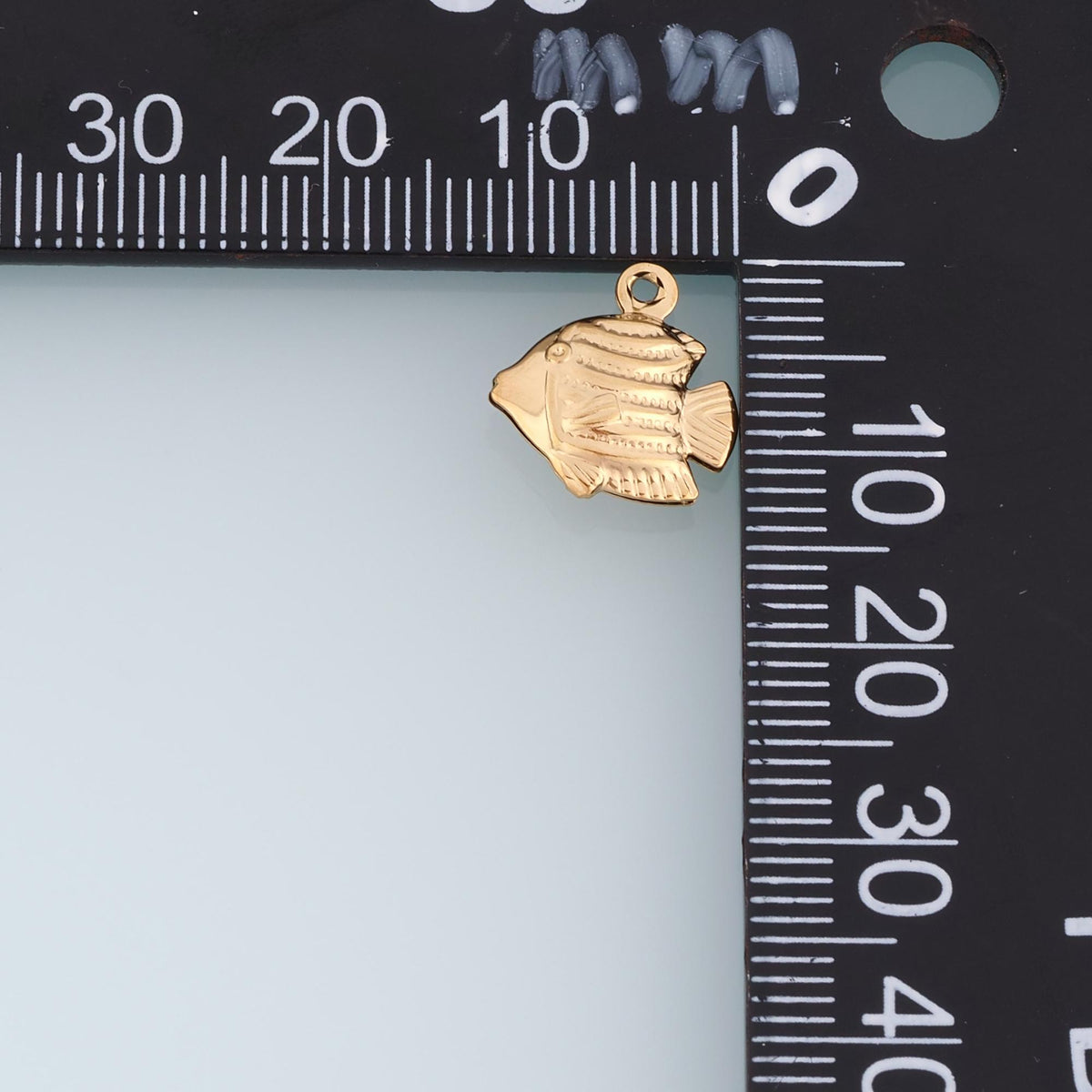 Coral Fish Pendant,14K Gold Filled Hawaii Vacation Charm DIY Charm for Necklace Bracelet Making