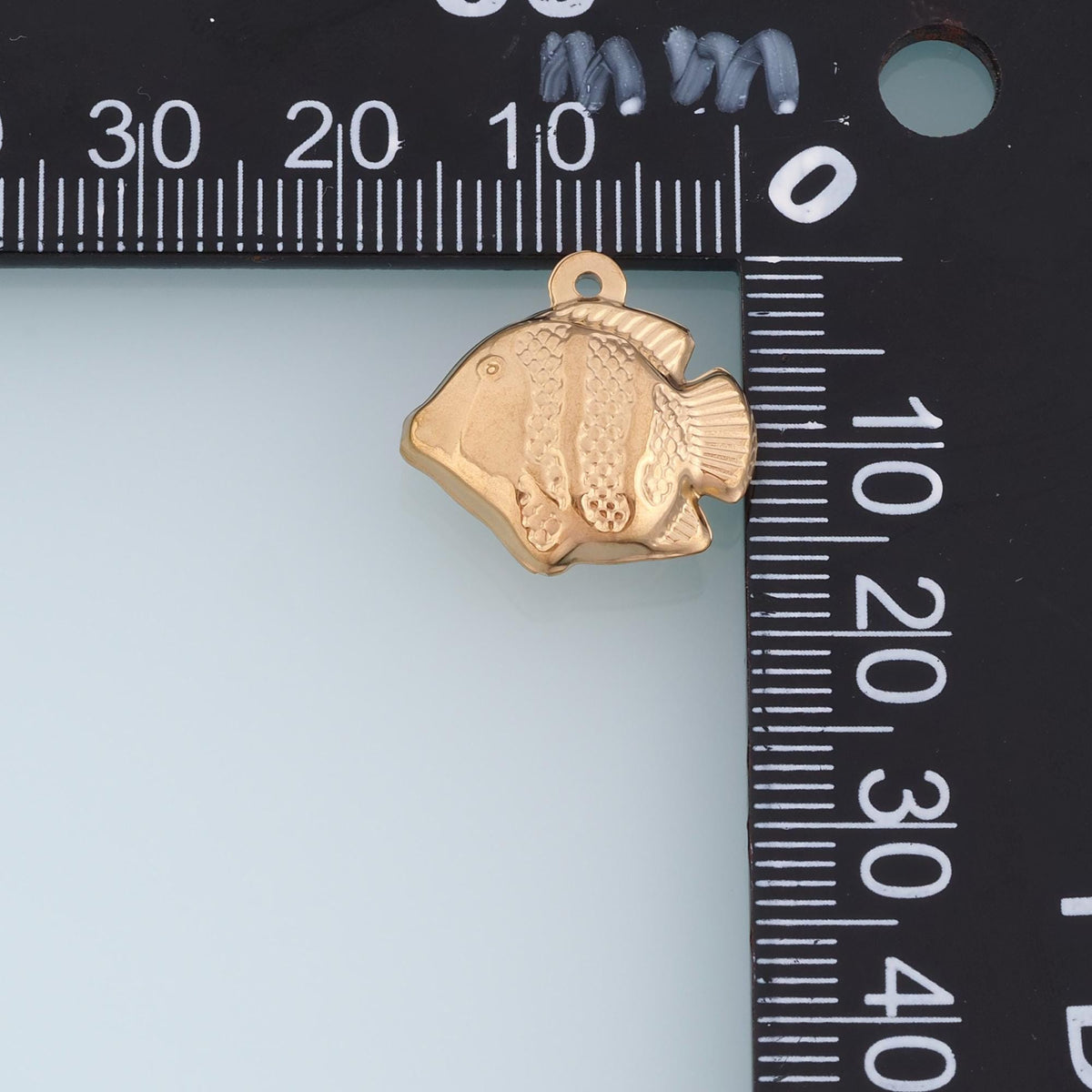 Tropical Fish Pendant,14K Gold Filled Hawaii Vacation Charm DIY Charm for Necklace Bracelet Making