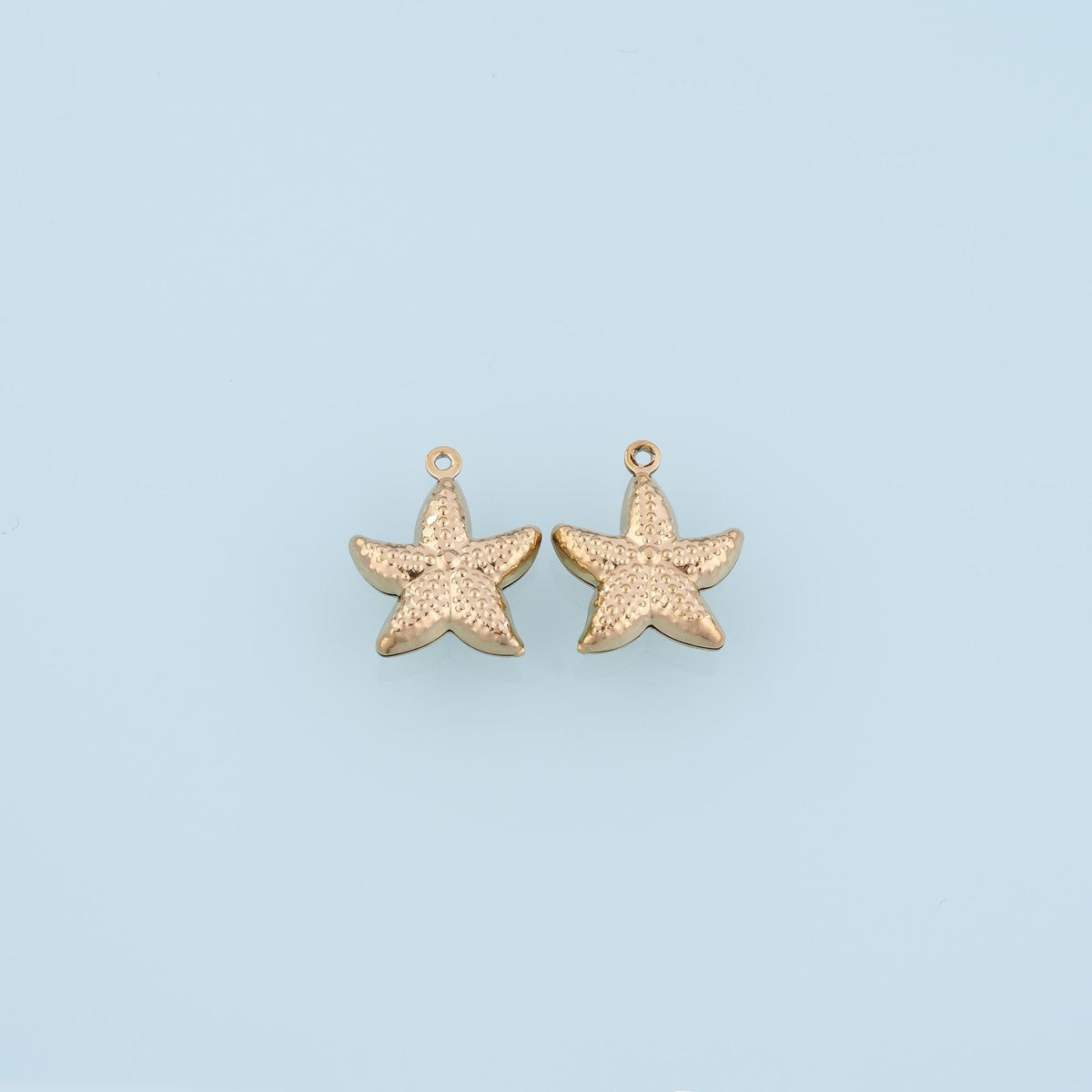 Polka-Dot Mini Starfish Pendant,14K Gold Minimalist Charm DIY Charm for Necklace Bracelet Making