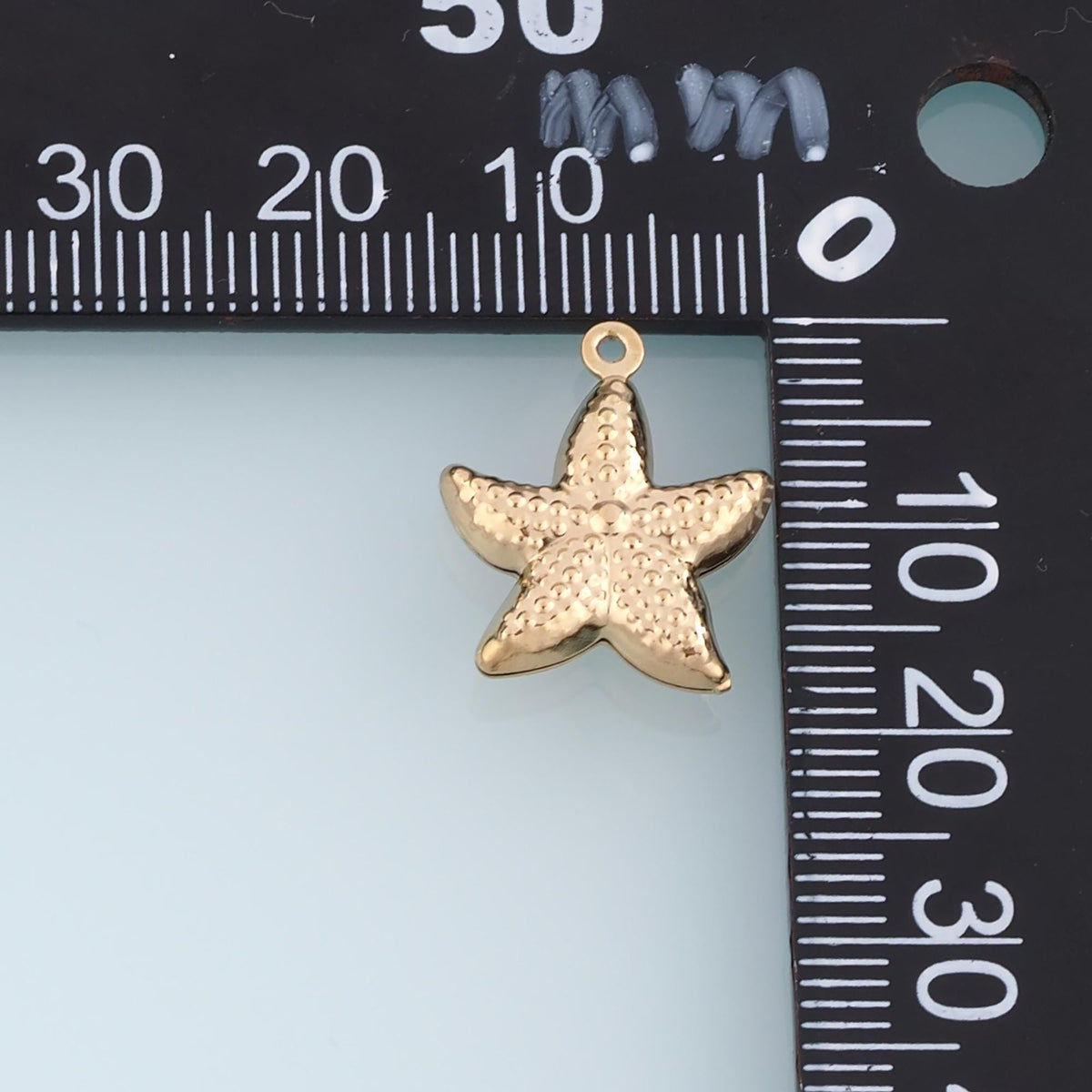 Polka-Dot Mini Starfish Pendant,14K Gold Minimalist Charm DIY Charm for Necklace Bracelet Making