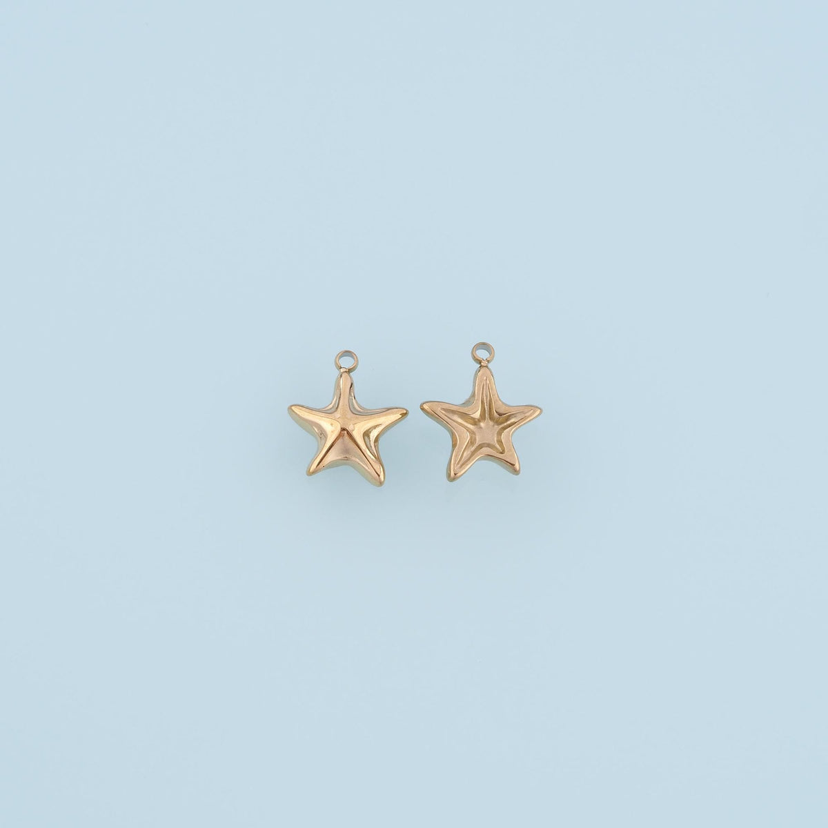 Mini Starfish Pendant,14K Gold Minimalist Charm DIY Charm for Necklace Bracelet Making