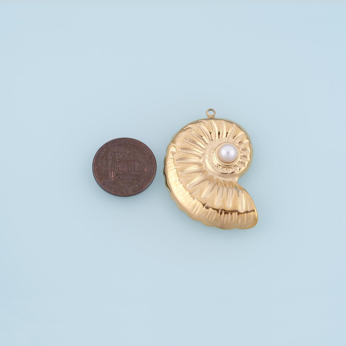 Pearl Shell Charm Pendant for Jewelry Making