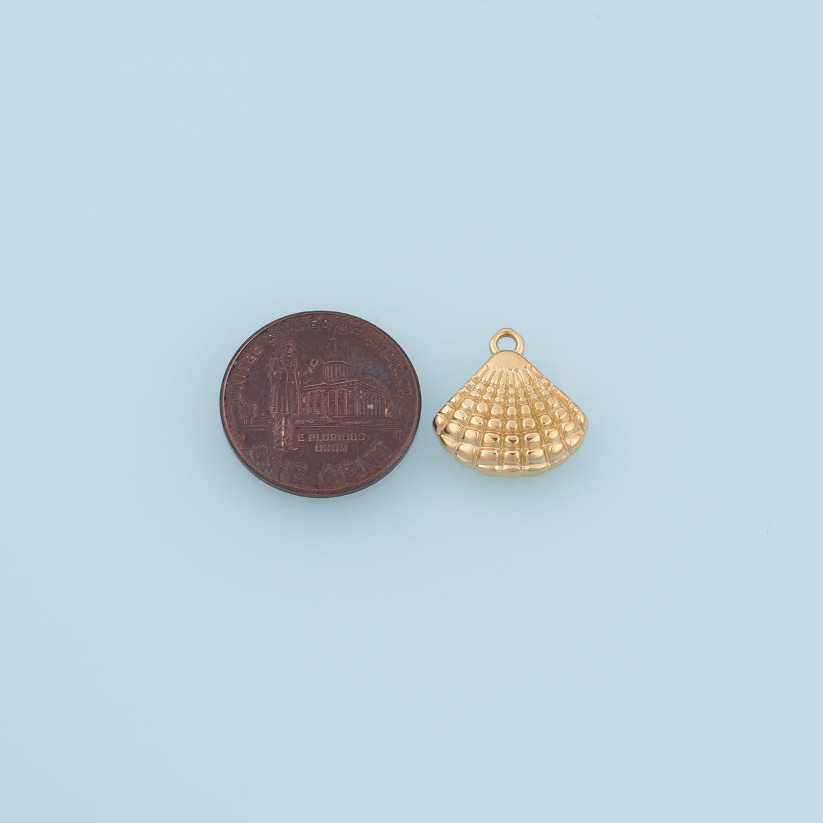 Shell Charm Pendant for Jewelry Making