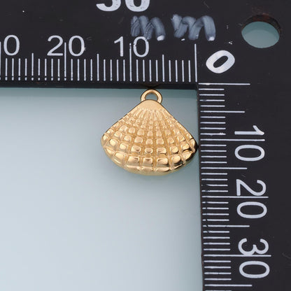Shell Charm Pendant for Jewelry Making