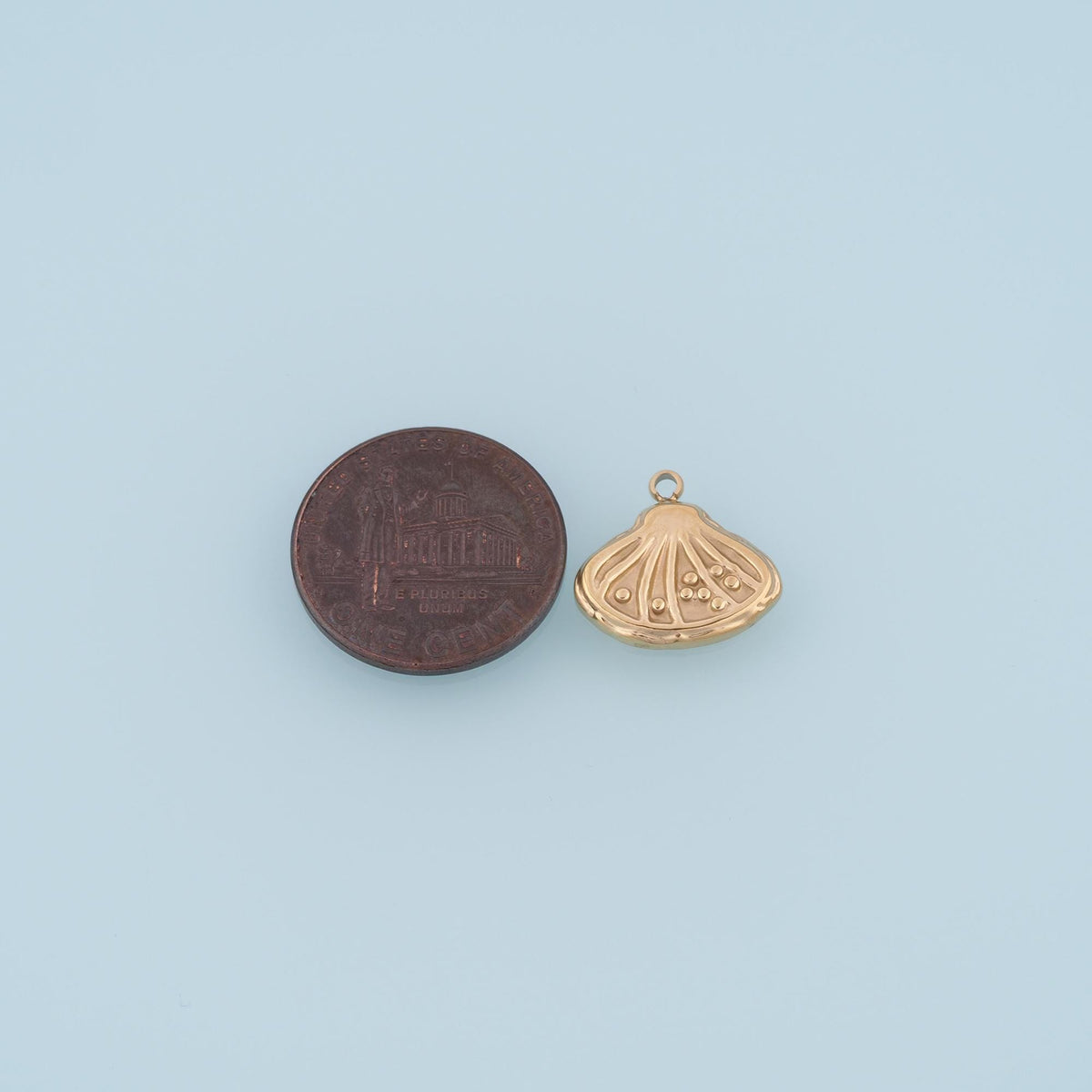Shell Charm Pendant for Jewelry Making