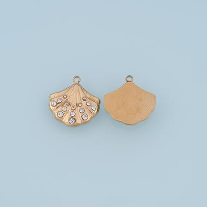 Shell Charm Pendant for Jewelry Making