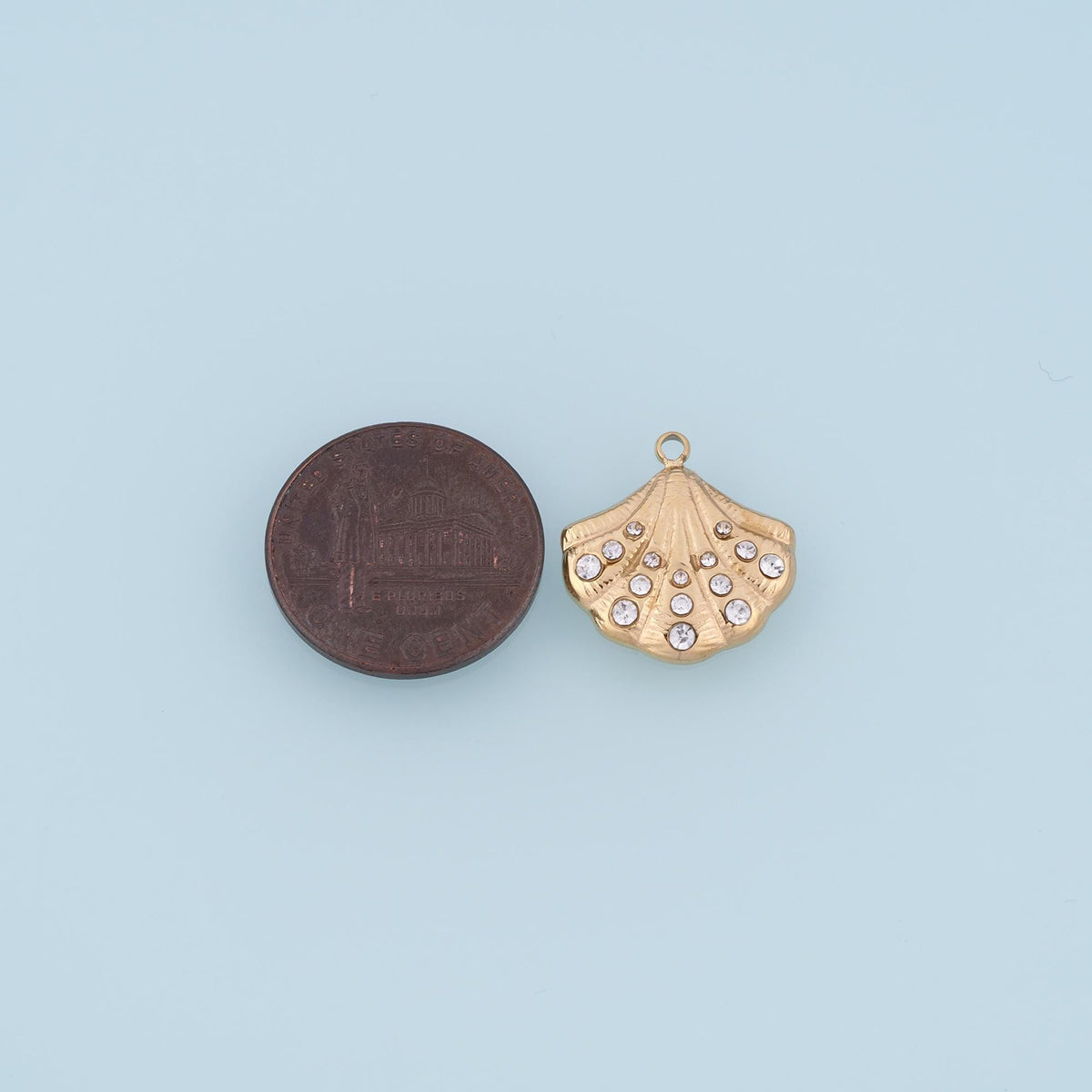 Shell Charm Pendant for Jewelry Making