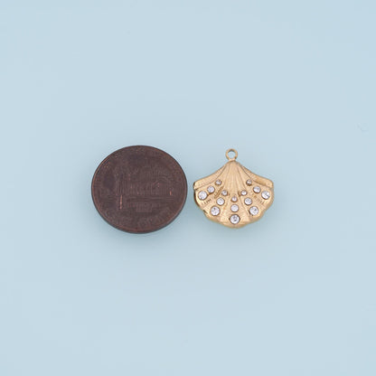 Shell Charm Pendant for Jewelry Making