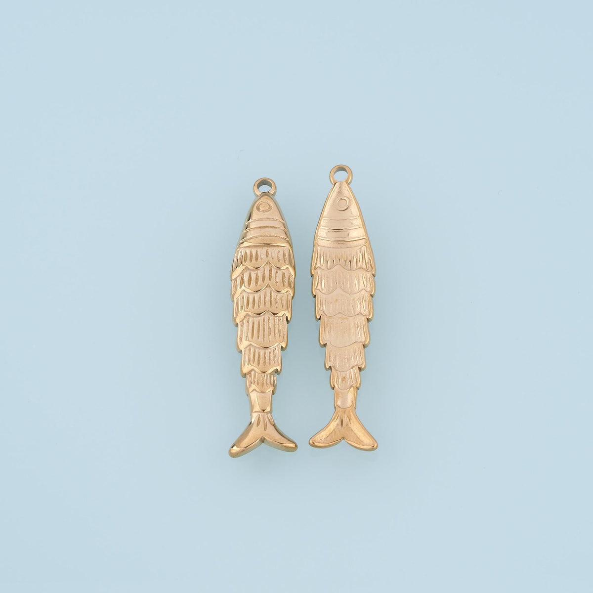 Fish Charm Pendant for Jewelry Making