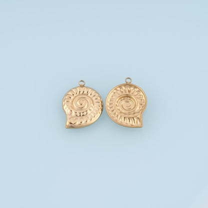 Shell Charm Pendant for Jewelry Making