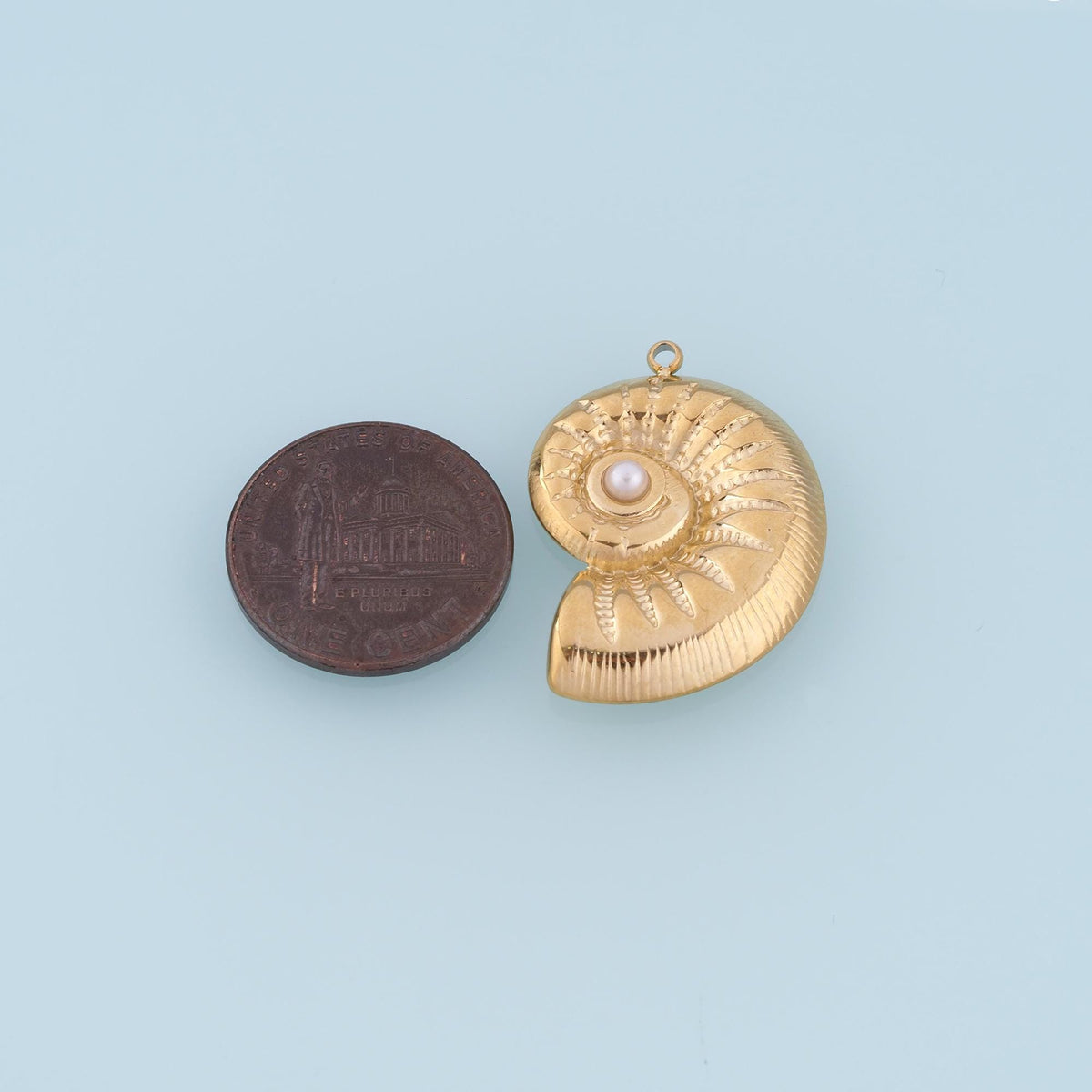 Pearl Shell Charm Pendant for Jewelry Making