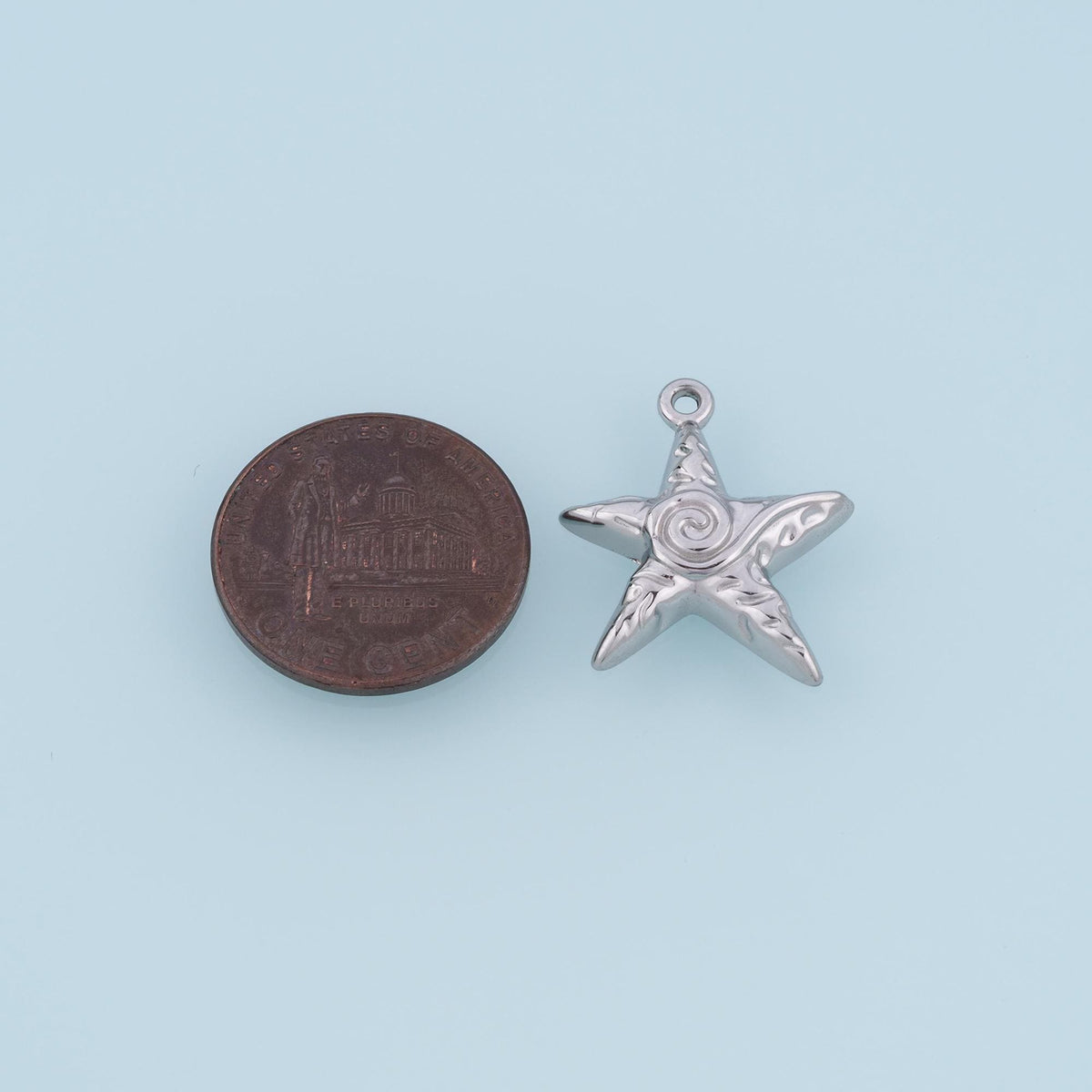 Star Charm Pendant for Jewelry Making