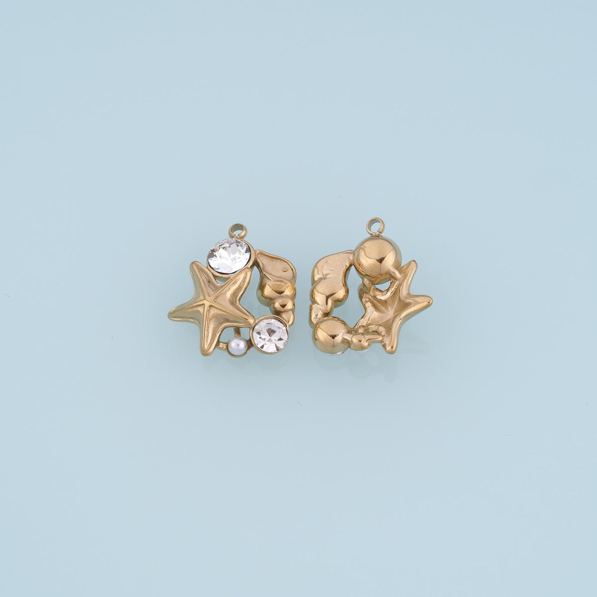 Star Charm Pendant for Jewelry Making