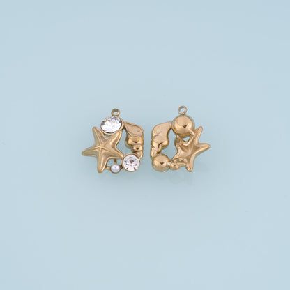 Star Charm Pendant for Jewelry Making