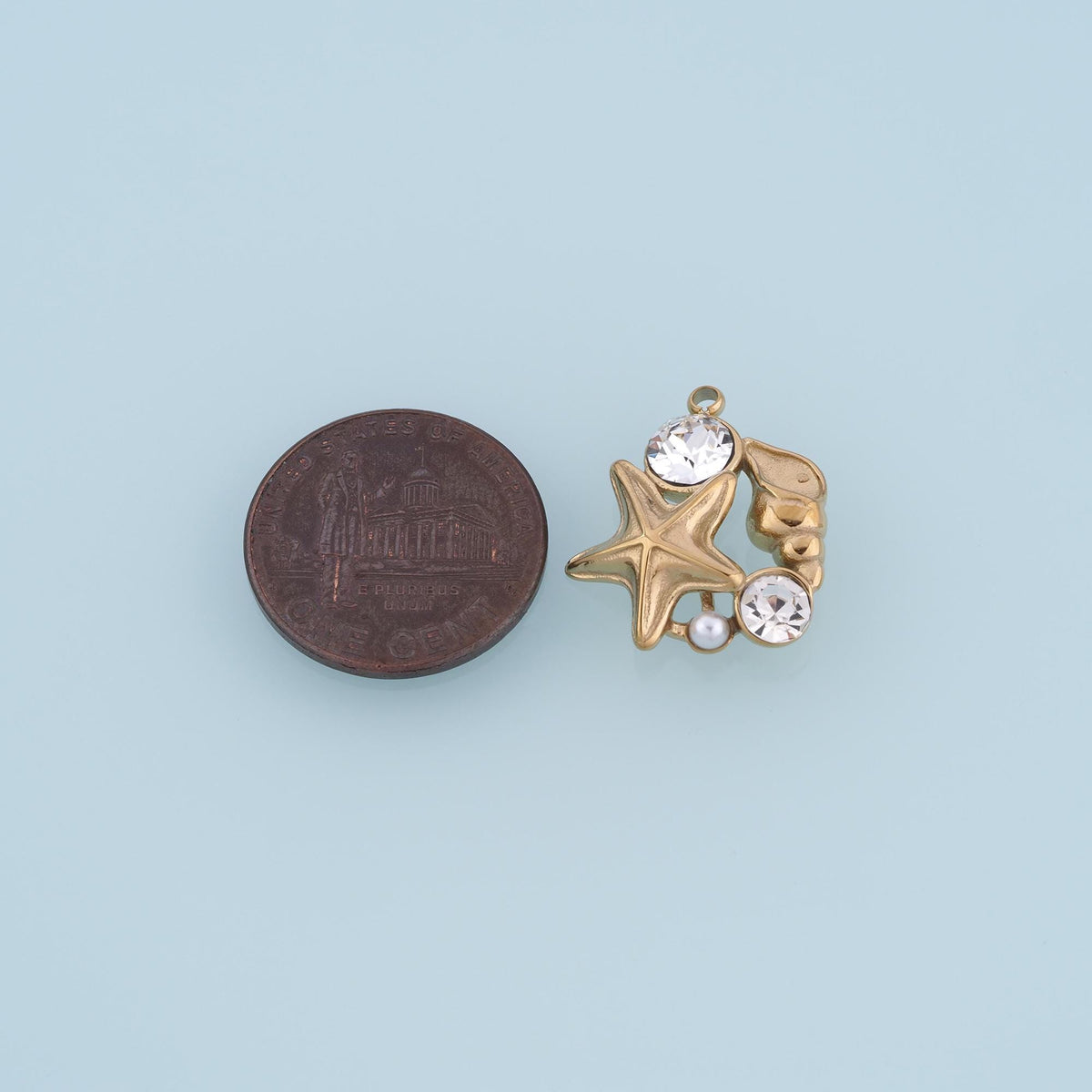 Star Charm Pendant for Jewelry Making