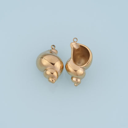 Snail Charm Pendant for Jewelry Making