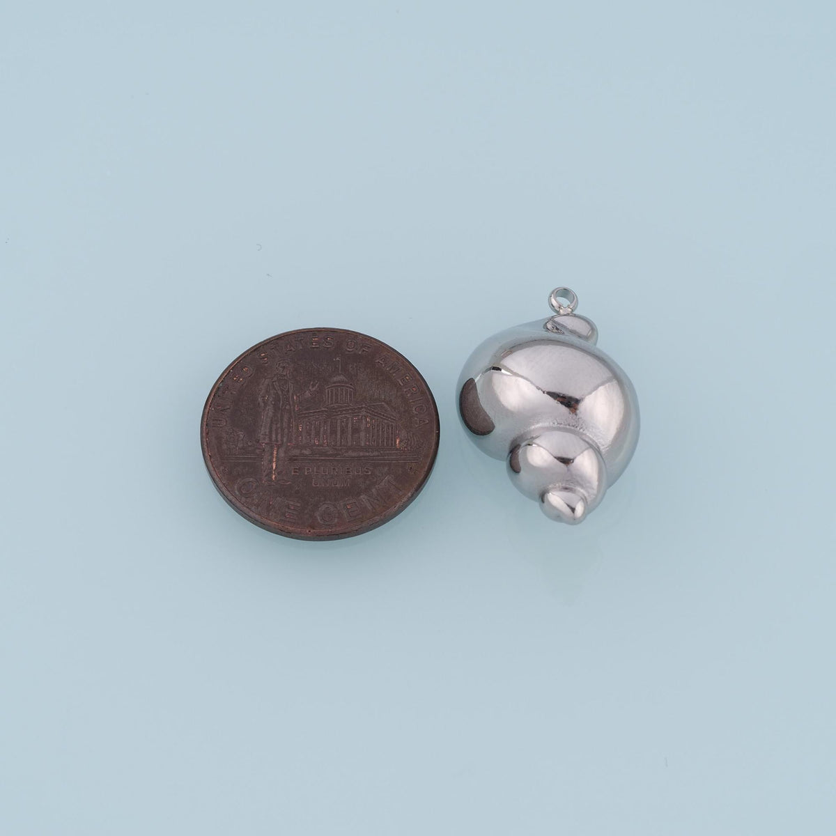 Snail Charm Pendant for Jewelry Making