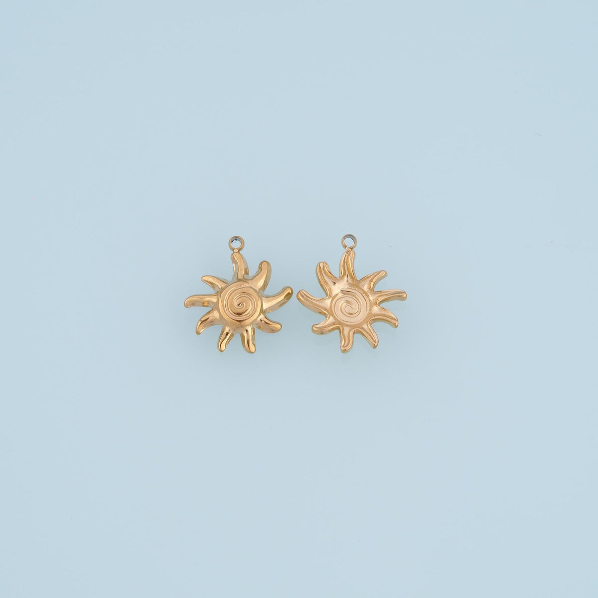 Sun Charm Pendant for Jewelry Making