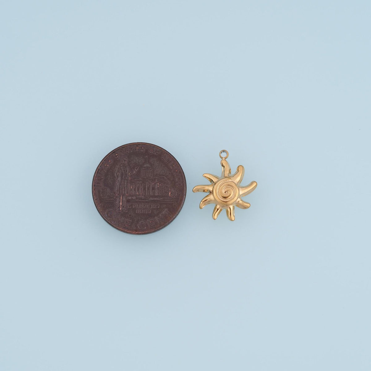 Sun Charm Pendant for Jewelry Making
