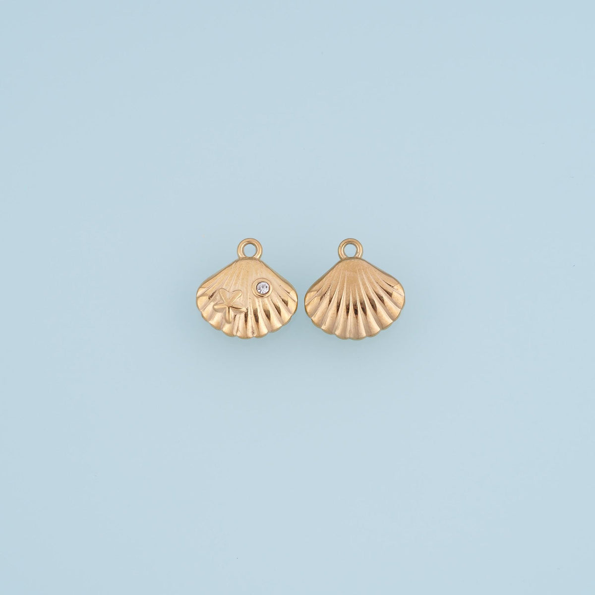 Shell Charm Pendant for Jewelry Making