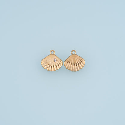 Shell Charm Pendant for Jewelry Making