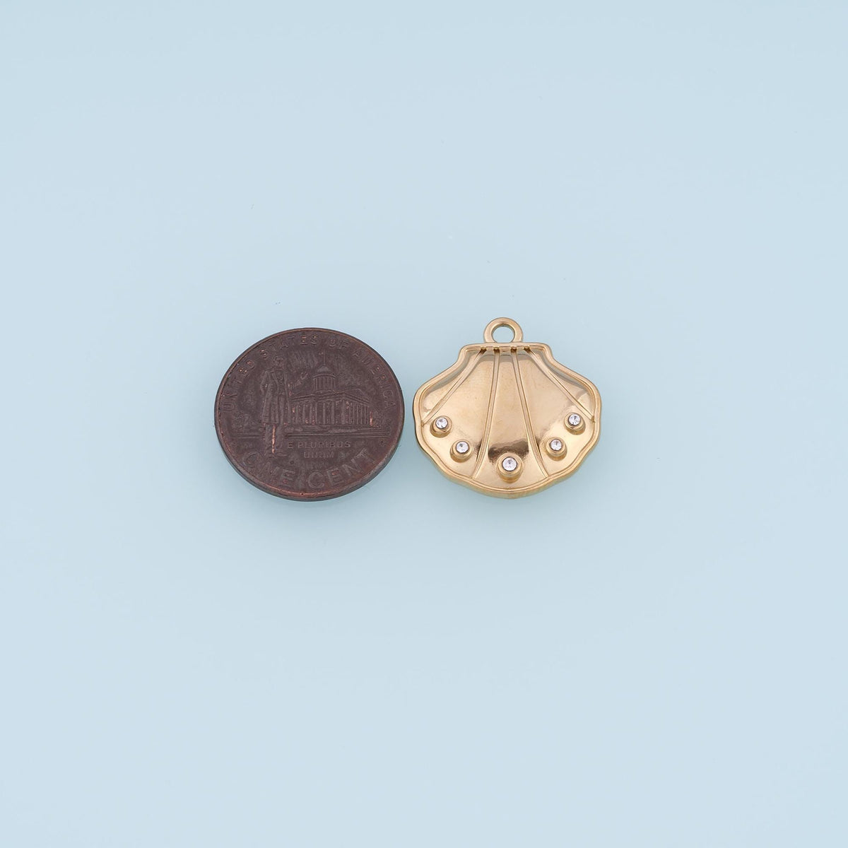 Shell Charm Pendant for Jewelry Making