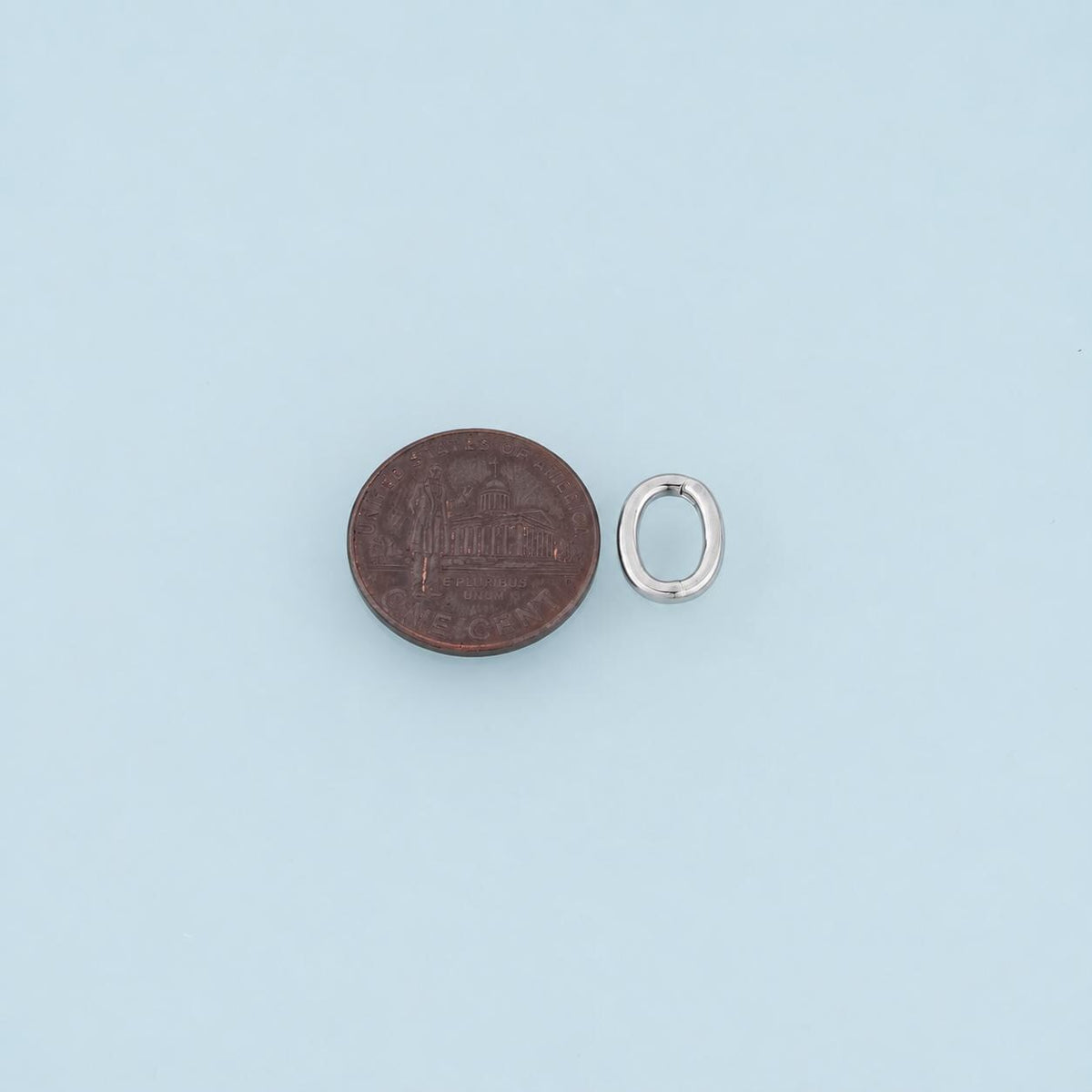 Oval Connector for Jewelry Making