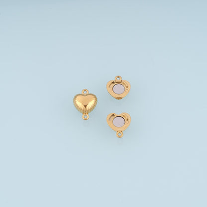 Heart Connector for Jewelry Making