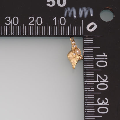 Shell Charm Pendant for Jewelry Making