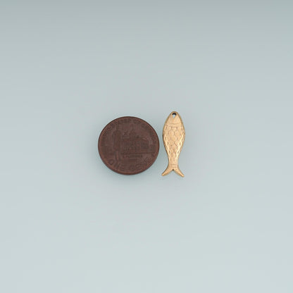 Fish Charm Pendant for Jewelry Making