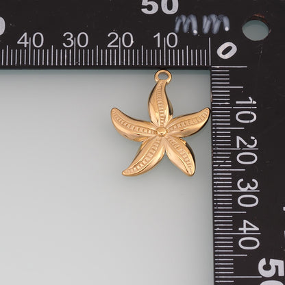 Star Charm Pendant for Jewelry Making