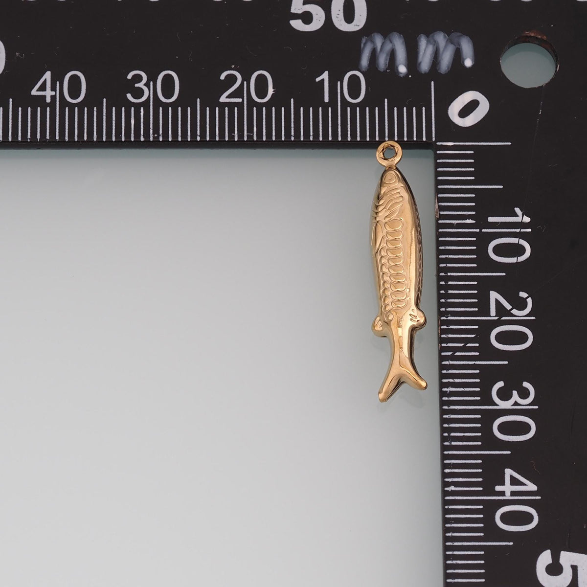 Fish Charm Pendant for Jewelry Making
