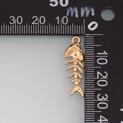 Fish Charm Pendant for Jewelry Making