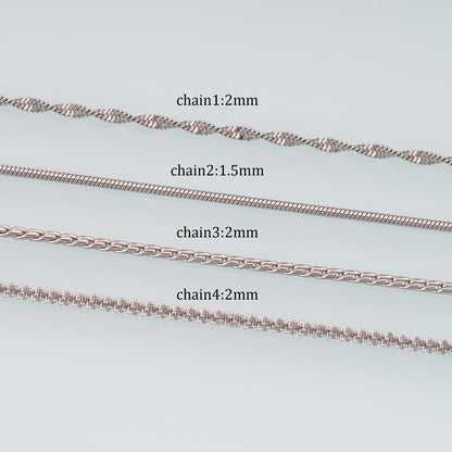 Stainless Steel Snake Snake Chain 3.28 ft, 16.40 ft for Jewelry Making