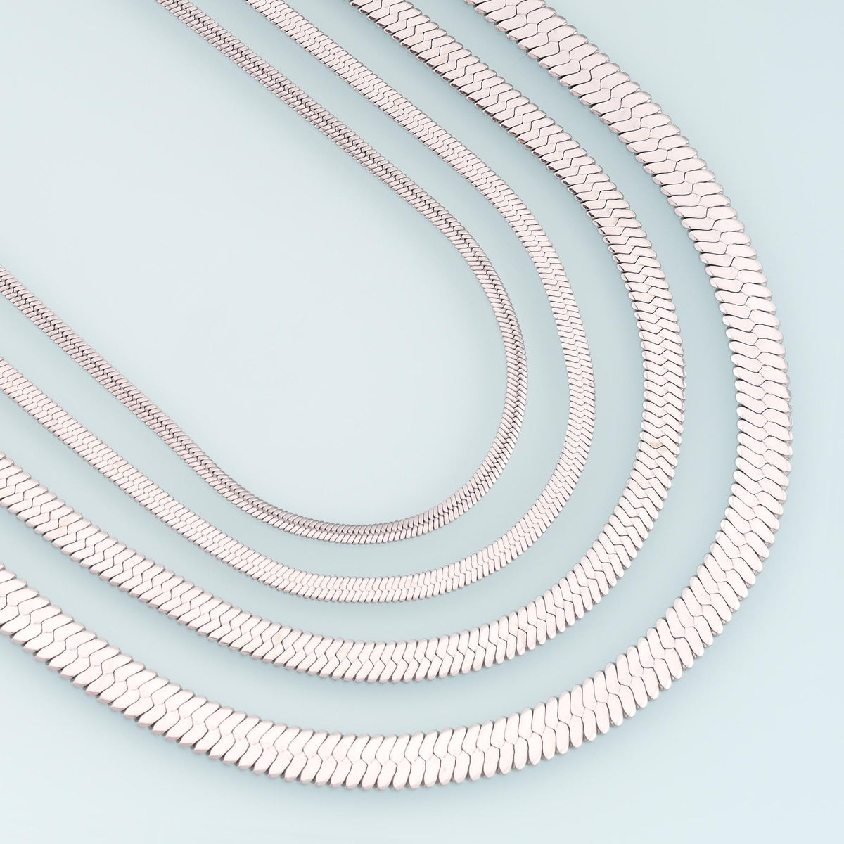 Stainless Steel Snake Jewelry Chain 3.28 ft, 16.40 ft for Jewelry Making