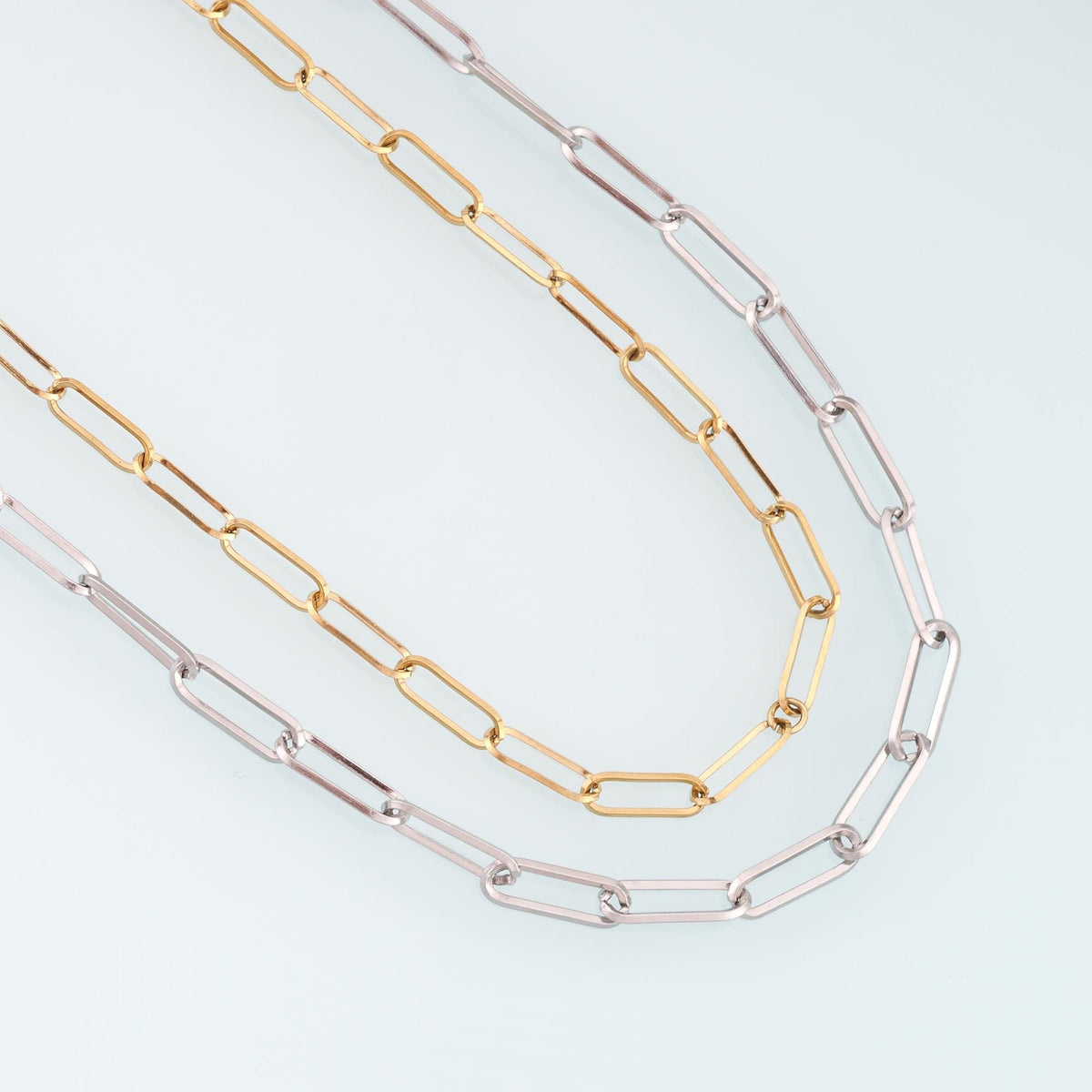 Stainless Steel Oval Chain,14K Gold Stainless Steel Chain,Waterproof Chain for DIY Necklace Bracelet Making