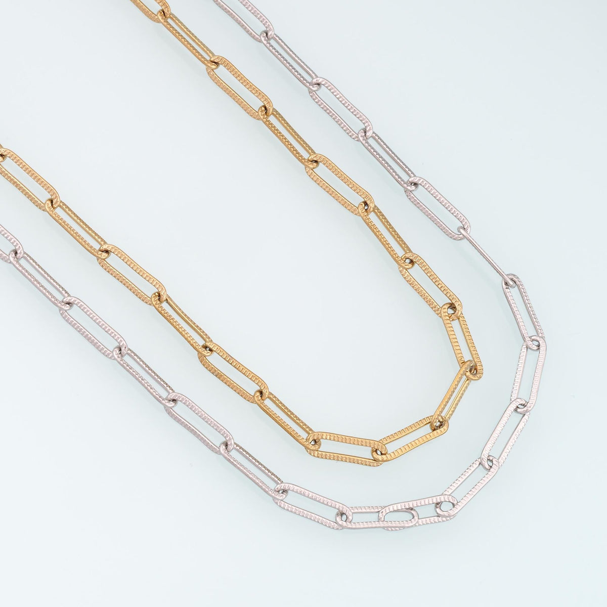 Stainless Steel Embossed Radial Texture Oval Chain,14K Gold Stainless Steel Chain,Waterproof Chain for DIY Necklace Bracelet 
