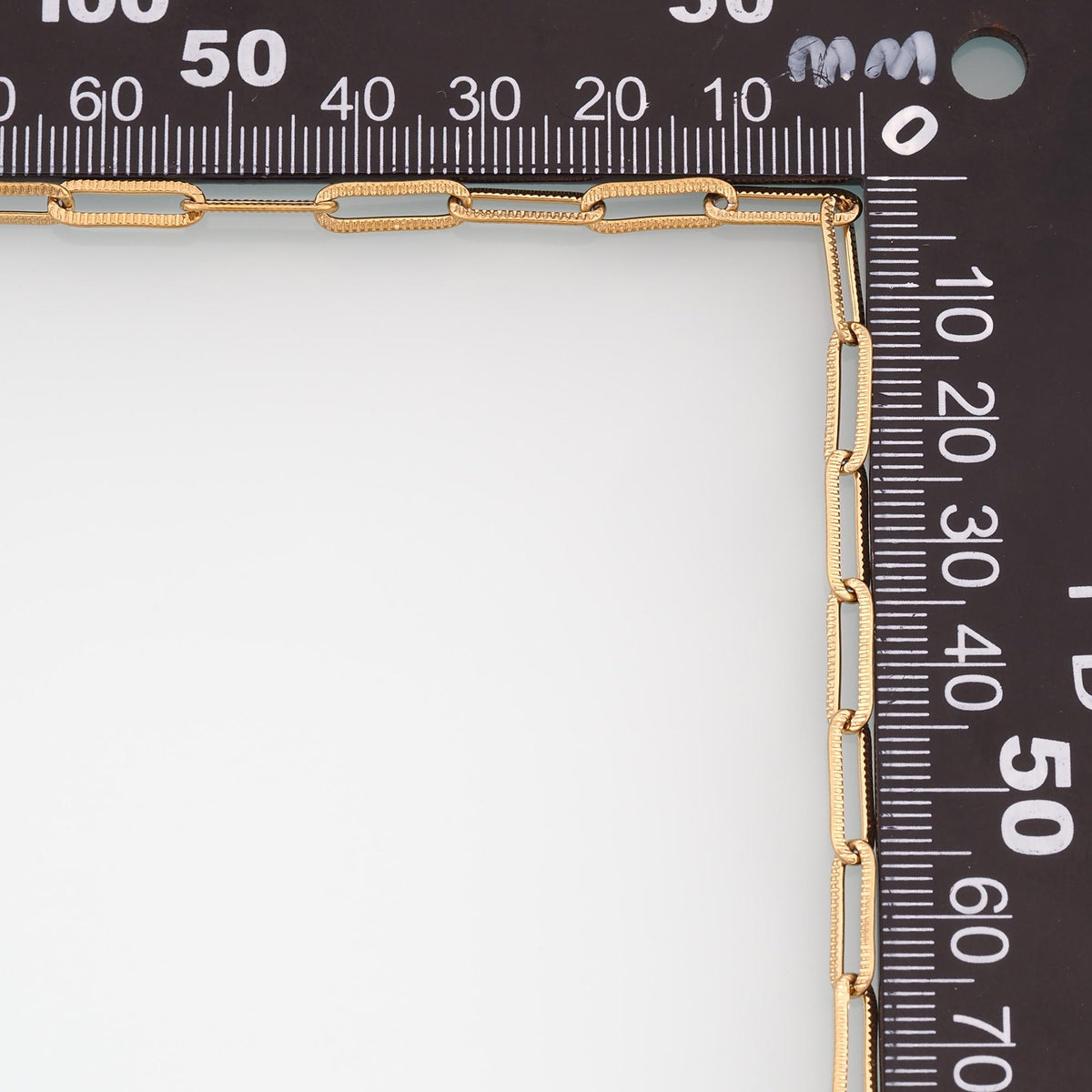 Stainless Steel Embossed Radial Texture Oval Chain,14K Gold Stainless Steel Chain,Waterproof Chain for DIY Necklace Bracelet 