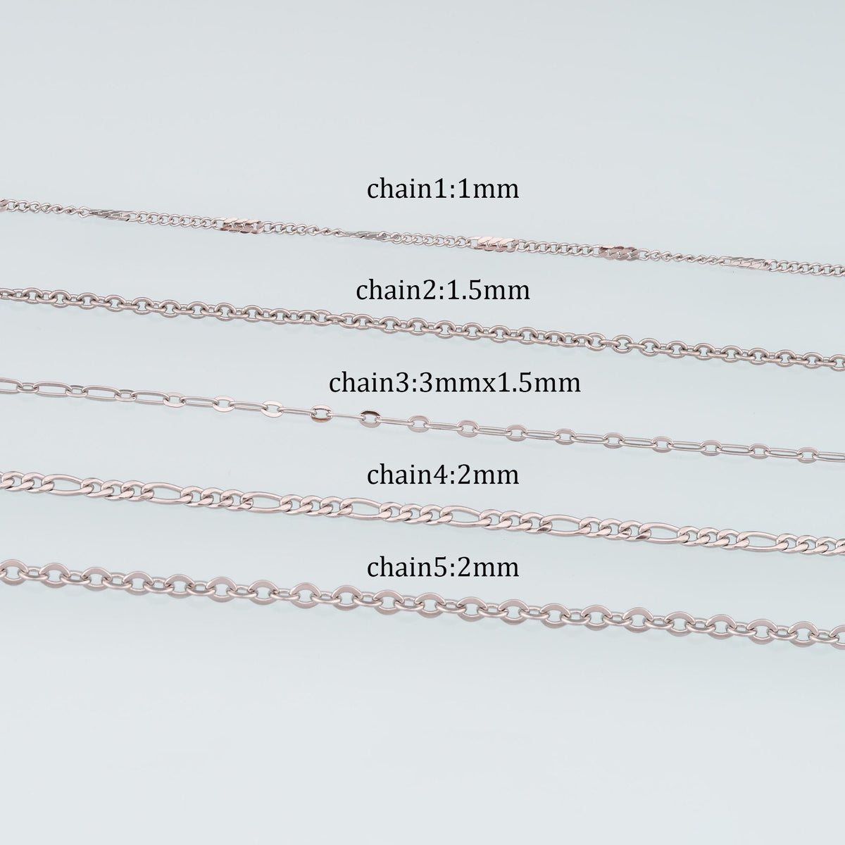 Stainless Steel Oval Chain,Silver Stainless Steel Chain,Waterproof Chain for DIY Necklace Bracelet Making